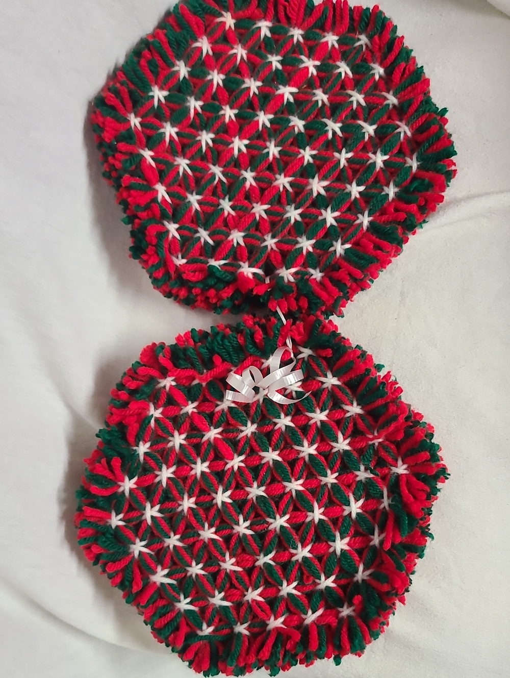 Crocheted Hexagon Pot Holders